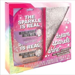 Face Mask Glitter Beauty Face Mask and Pouch Gift Set